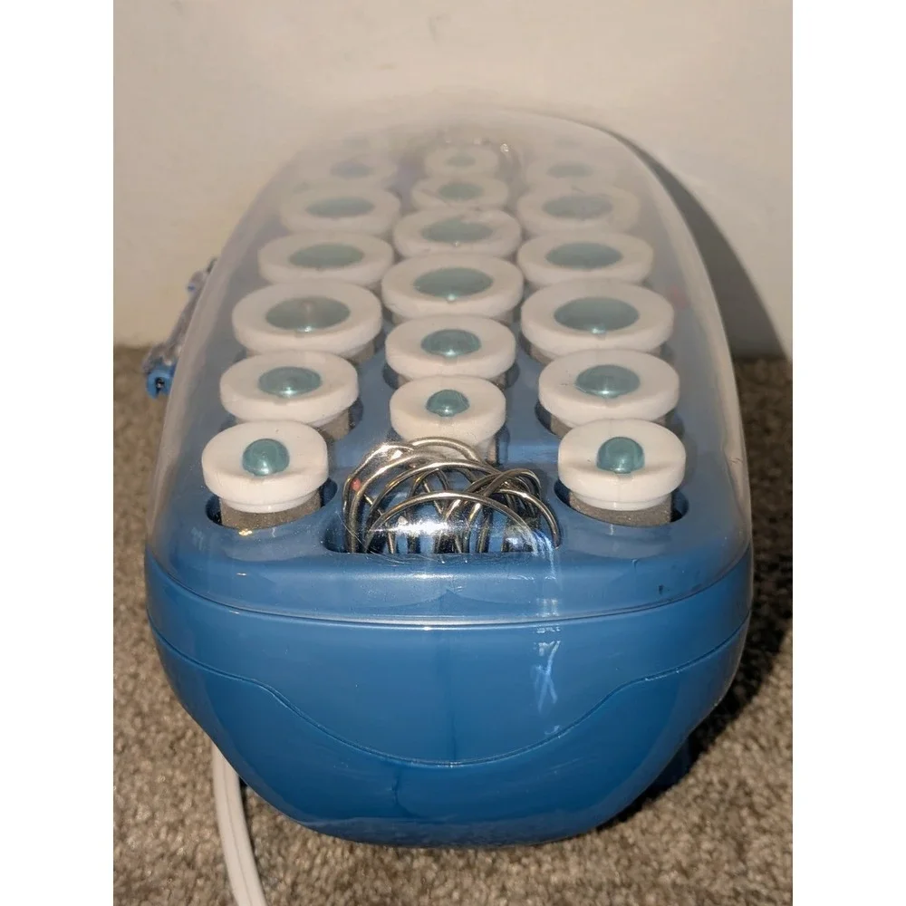 BaBylissPRO Nano Titanium 20 Roller Professional Hot Roller Hair Setter Blue - Picture 9 of 10